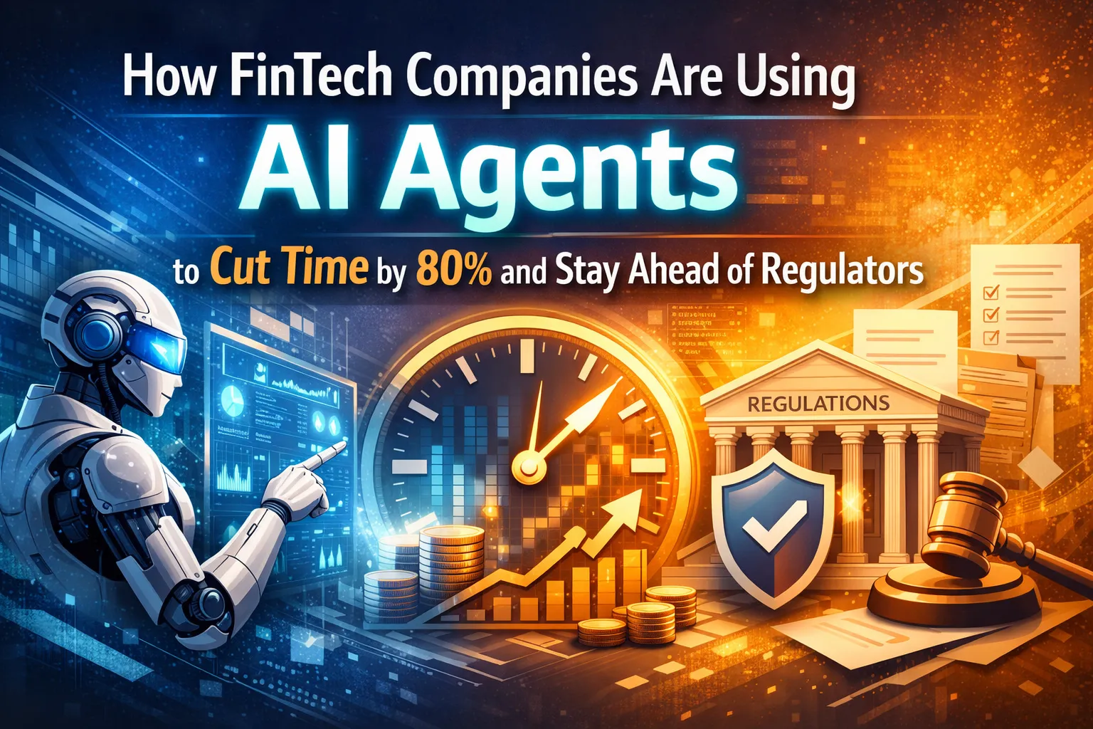 How FinTech Companies Are Using AI Agents to Cut Time by 80% and Stay Ahead of Regulators
