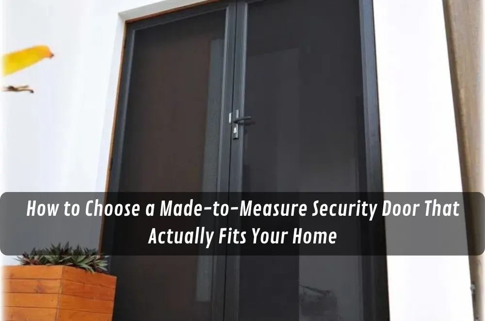 How to Choose a Made-to-Measure Security Door That Actually Fits Your Home