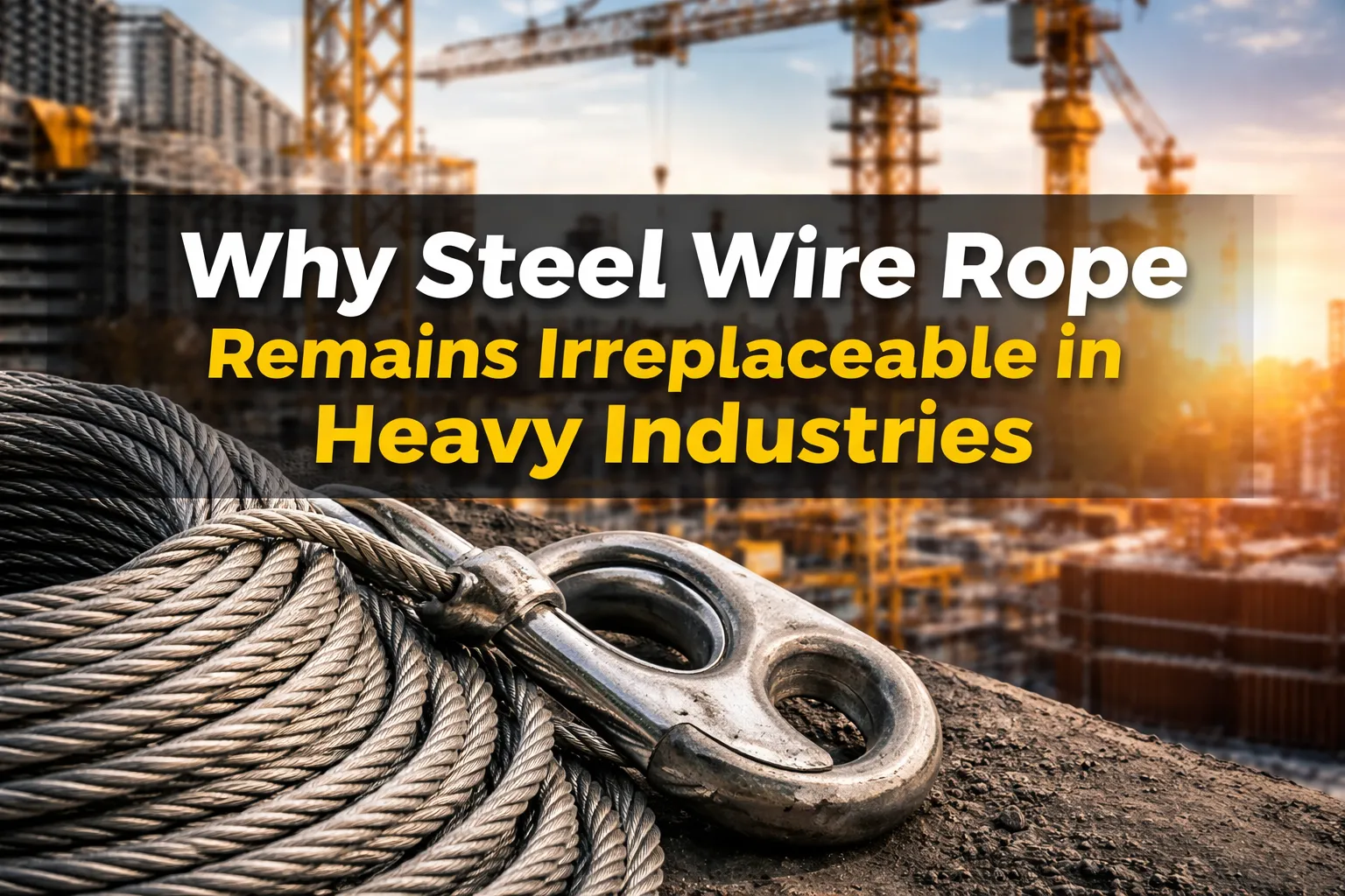 Why Steel Wire Rope Remains Irreplaceable in Heavy Industries