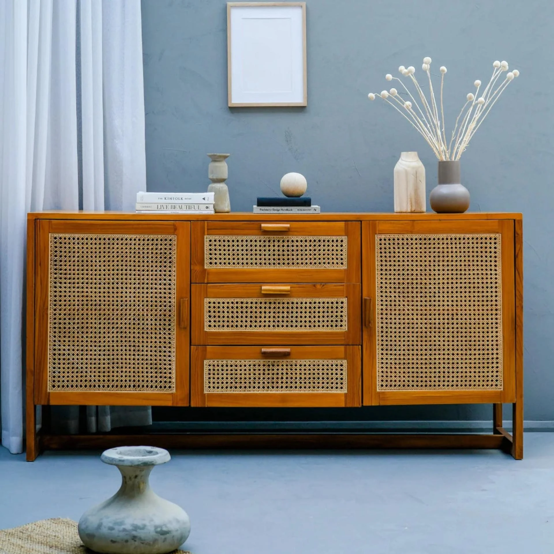 The Timeless Elegance of the Harena Teak Wood Cabinet & Sideboard