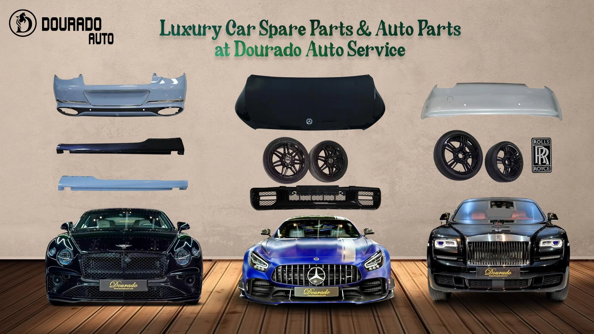 Dubai’s Finest Luxury Car Accessories and Auto Parts Store - Dourado Auto Service