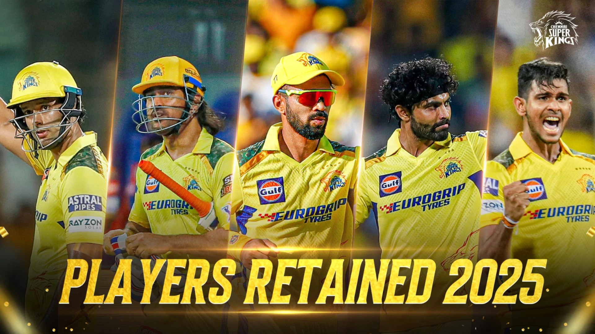 Chennai Super Kings IPL 2025 Squad: Complete Player List, Retentions, and New Additions