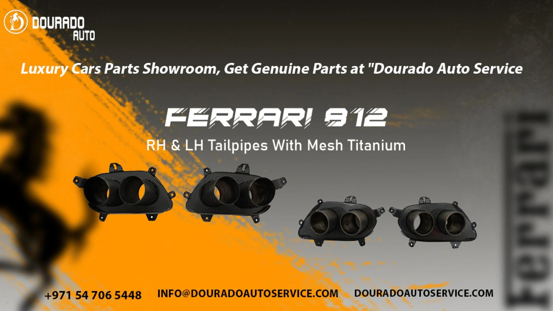 Top-Quality Auto Parts for Multi-Brand Luxury Cars in Dubai