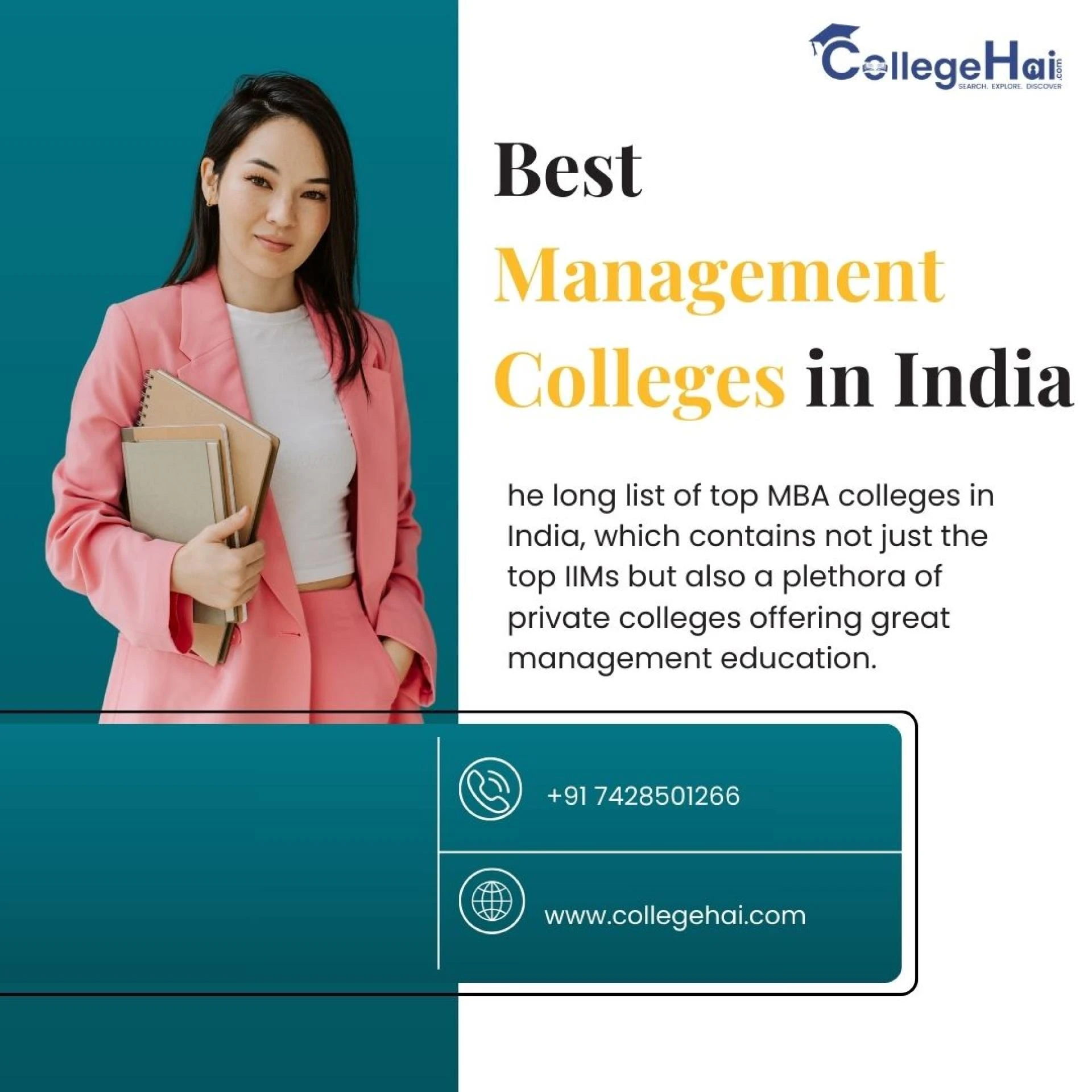 Top 20 Best Management Colleges in India with Global Rankings