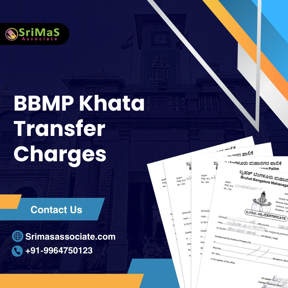 What are the BBMP Khata transfer charges in Bangalore