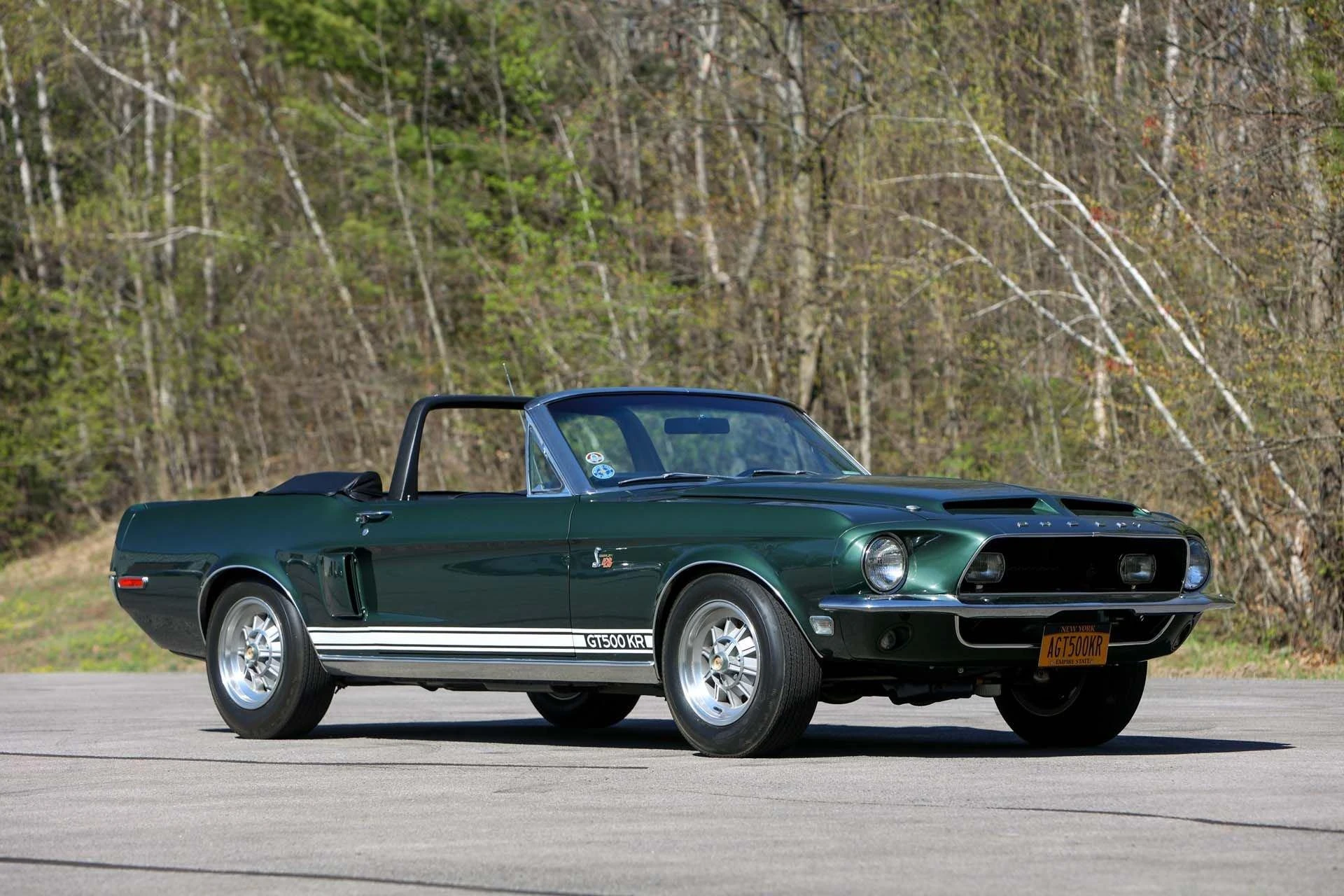 What Are the Rarest Features Found on the 1968 Shelby GT500KR Convertible?