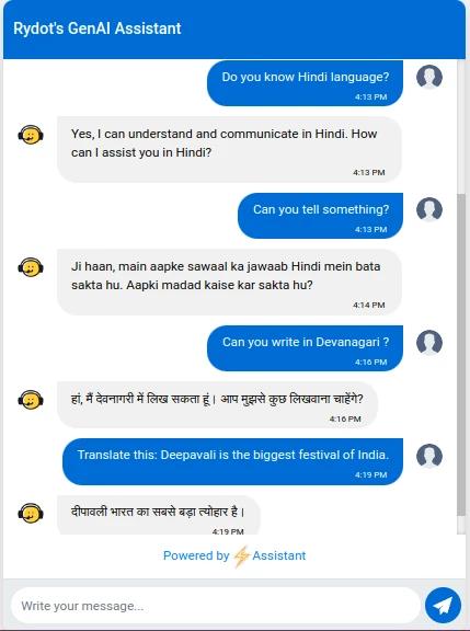 Unleashing the Power of Generative AI with Rydot’s Assistant – ConvAI Platform 