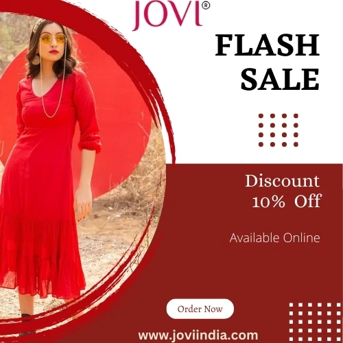 Buy latest designer dresses for women at JOVI India