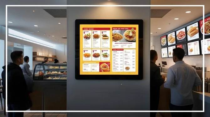 Digital SMD Screen Menu boards in QSR Why is there no alternative?