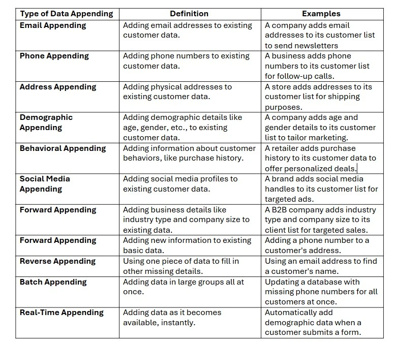 How Data Append Services Enhance Targeting and Maximize Engagement