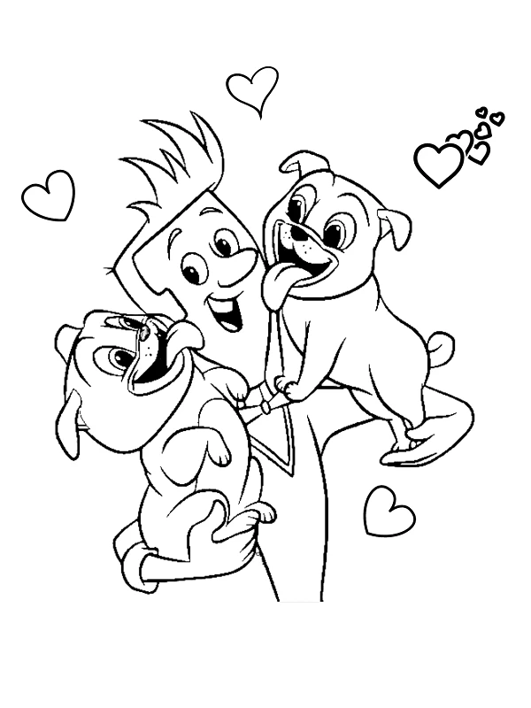 Bingo and Rolly Free Coloring Pages Printable For Kids!