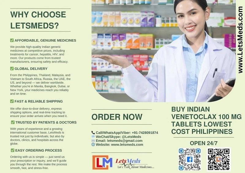 Looking for the Best Venetoclax Price 100 mg Online? Buy Affordable Alternatives at LetsMeds