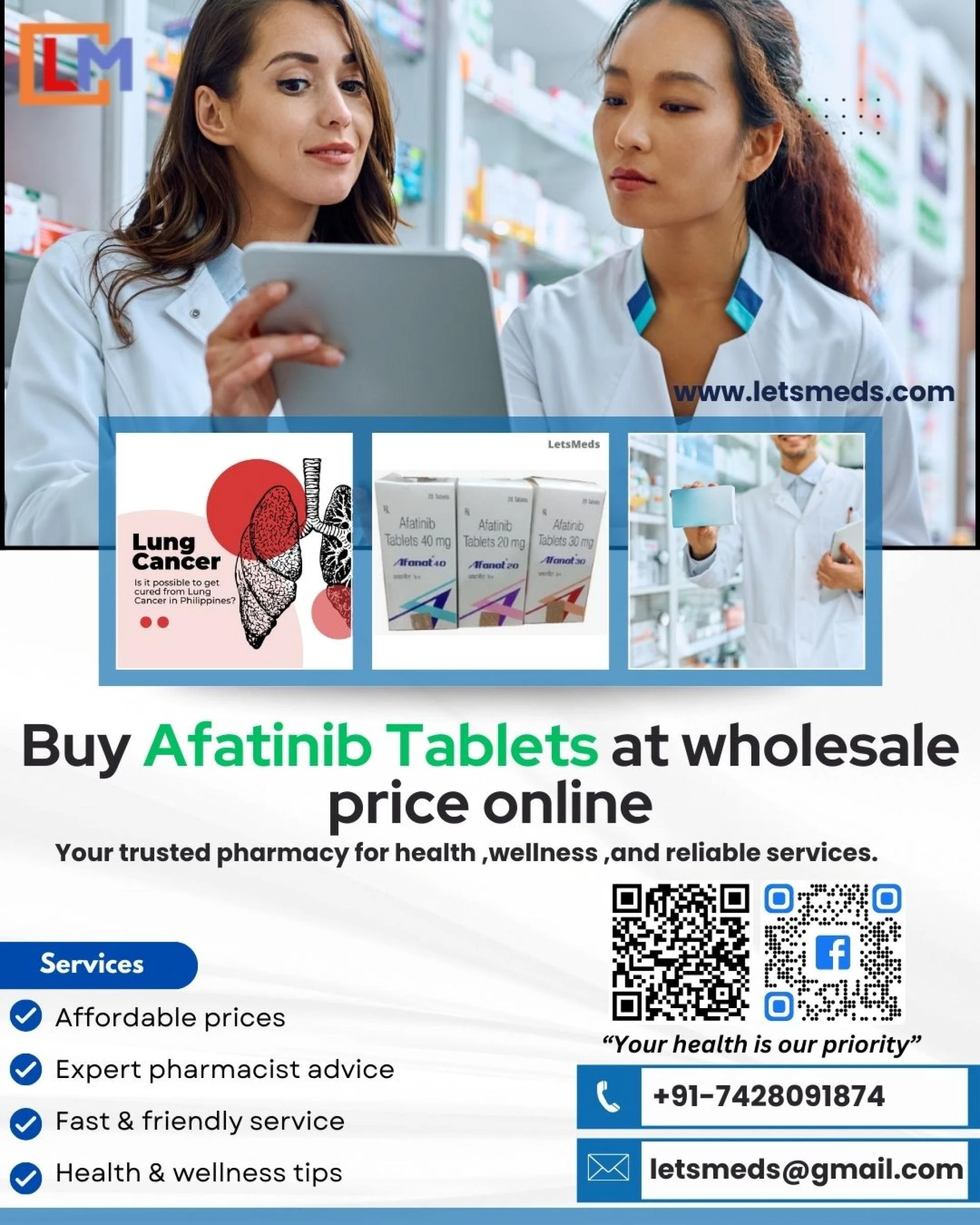 Buy Afatinib Tablets at wholesale price online