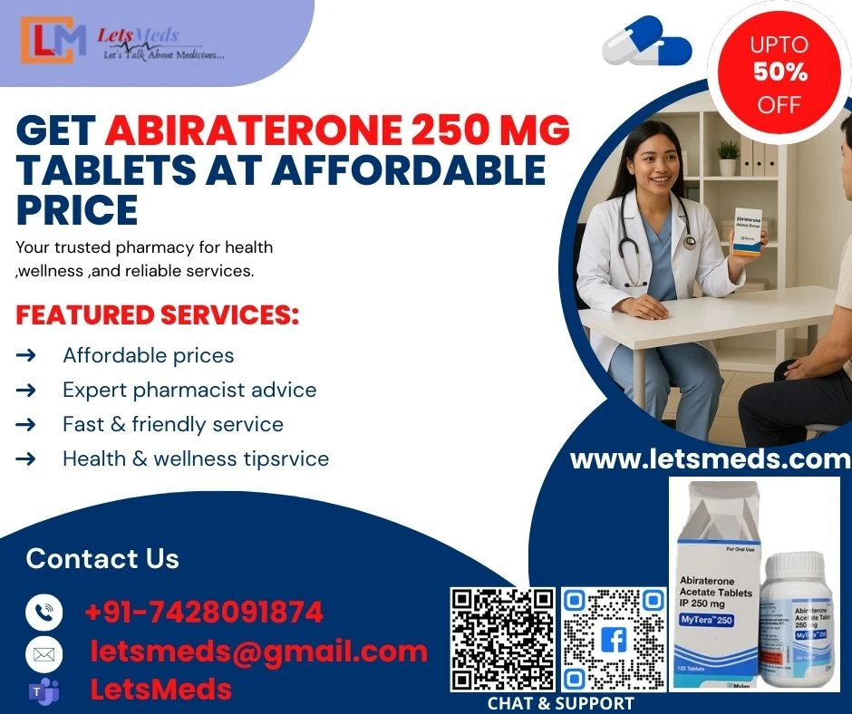Get Abiraterone 250 mg Tablets at Affordable Price