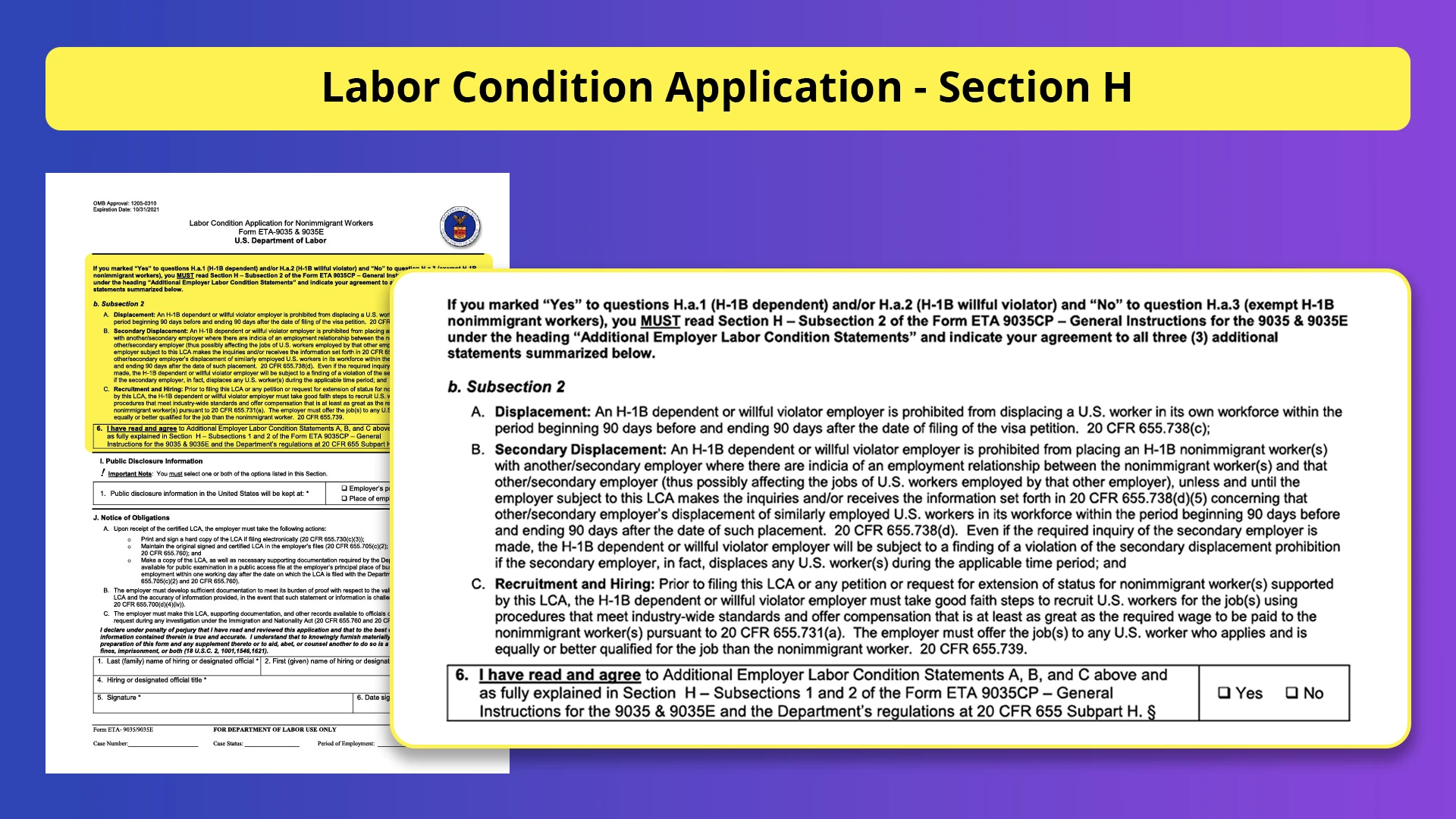 Understanding the Labor Condition Application