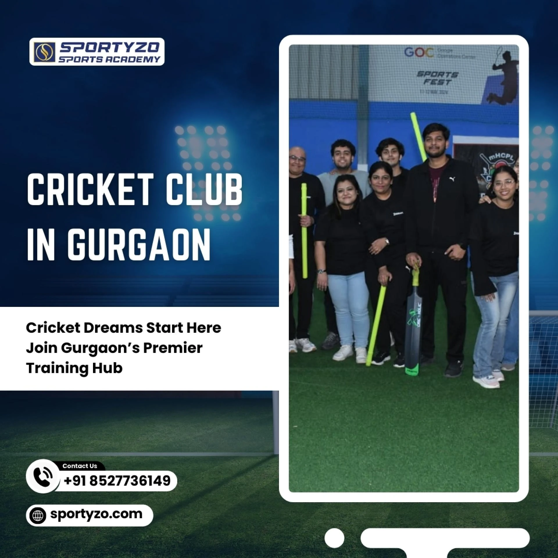 What are the top-rated cricket clubs in Gurgaon