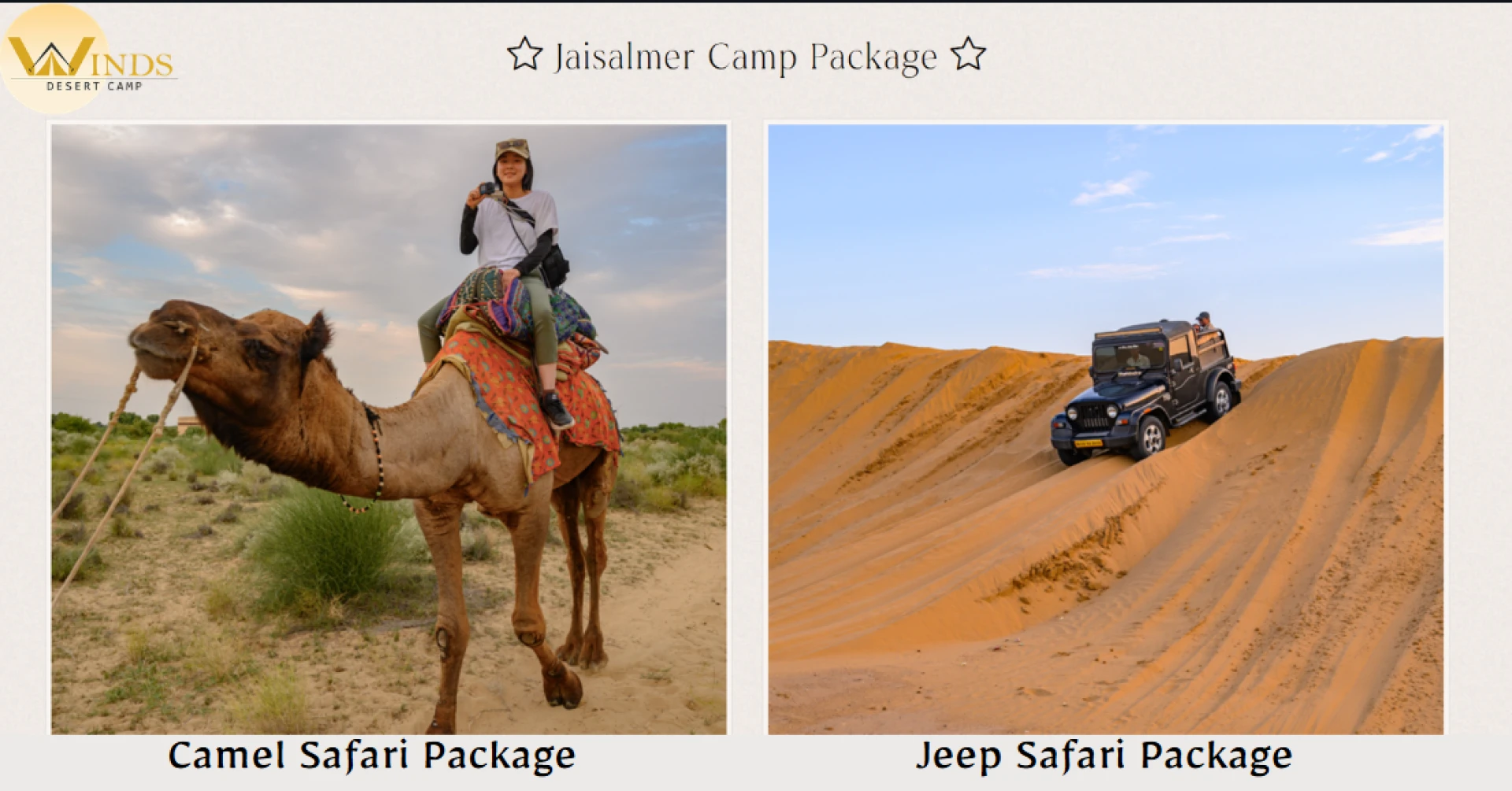 Best Desert Camp in Jaisalmer | Luxury Stay & Safari