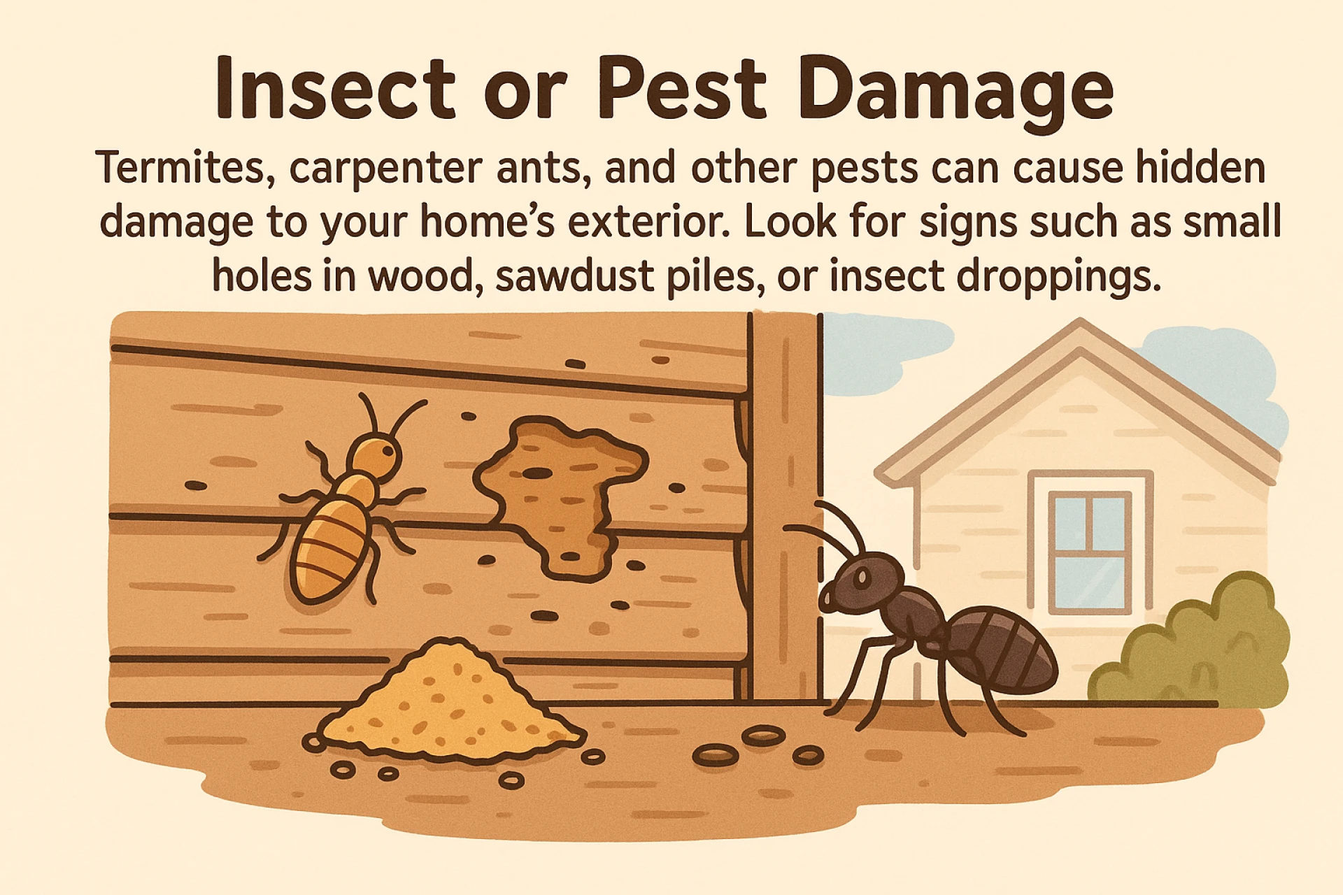 How to Spot Early Signs of Exterior Home Damage?
