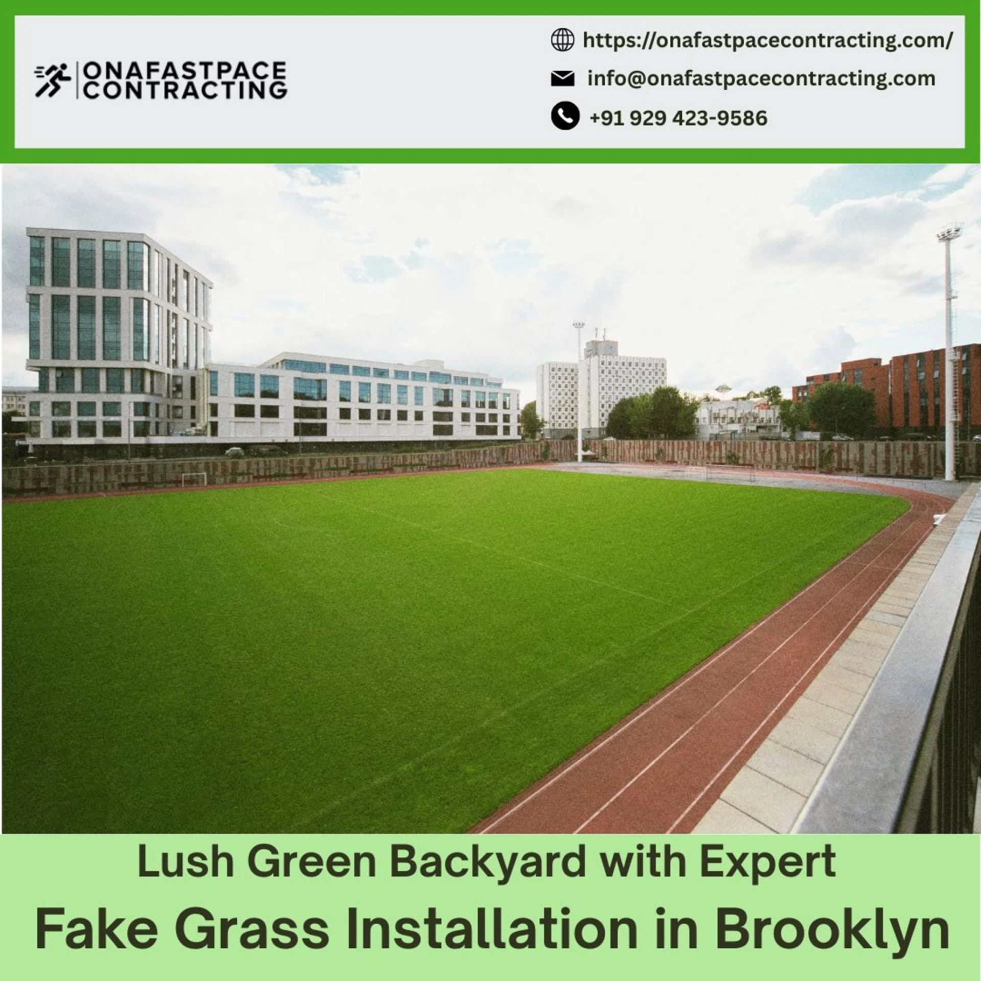 Revitalize Your Outdoor Space with Fake Grass installation in Brooklyn