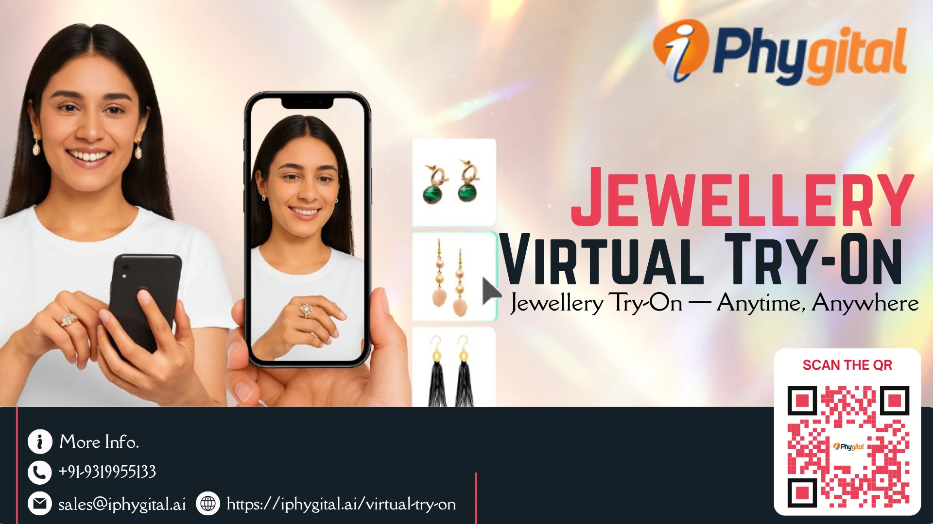 Discover the Convenience of Jewellery Try-On Technology by iPhygital