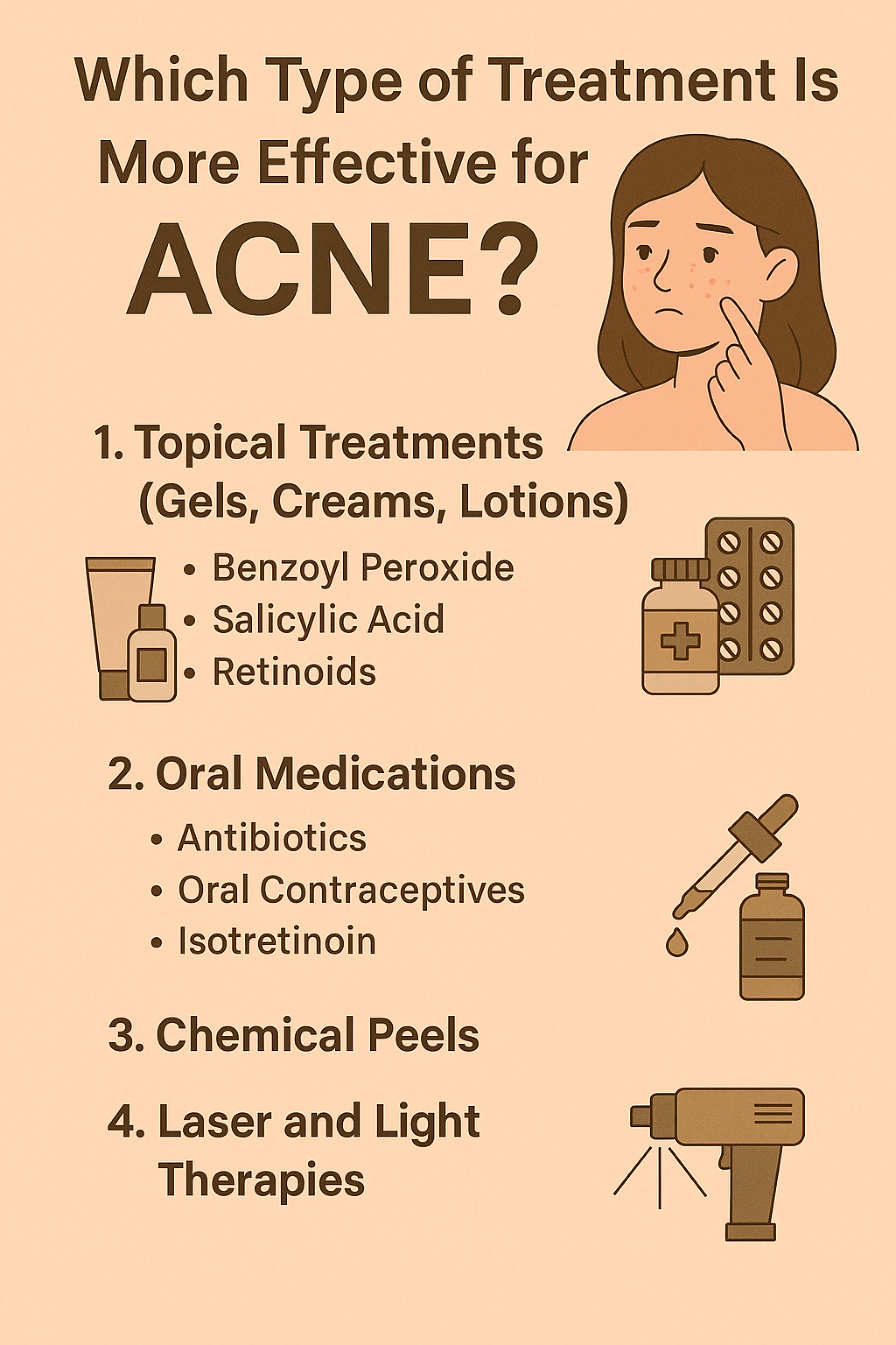 Which Type of Treatment Is More Effective for Acne?