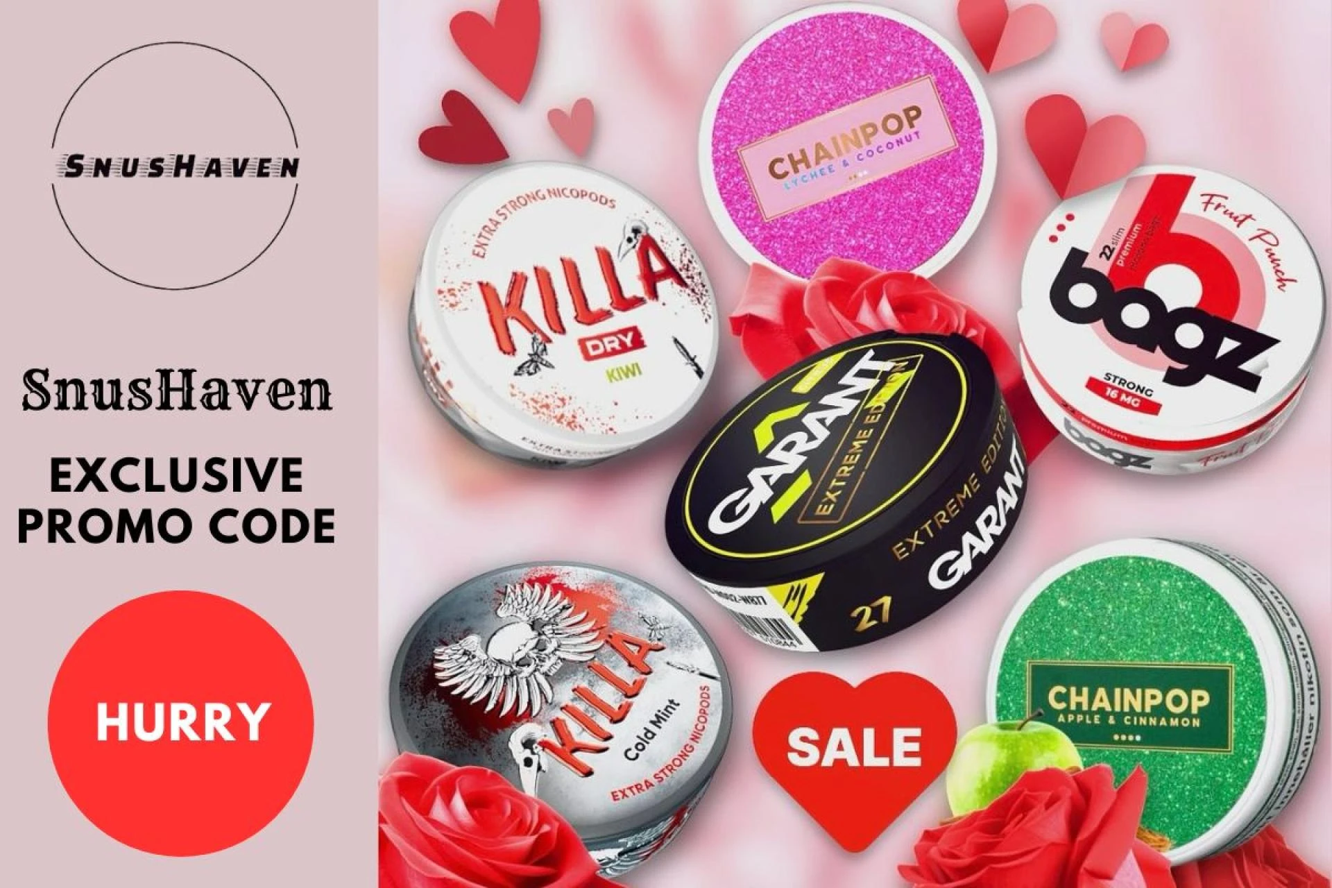 Enjoy Savings on Nicotine & Energy Pouches | SnusHaven