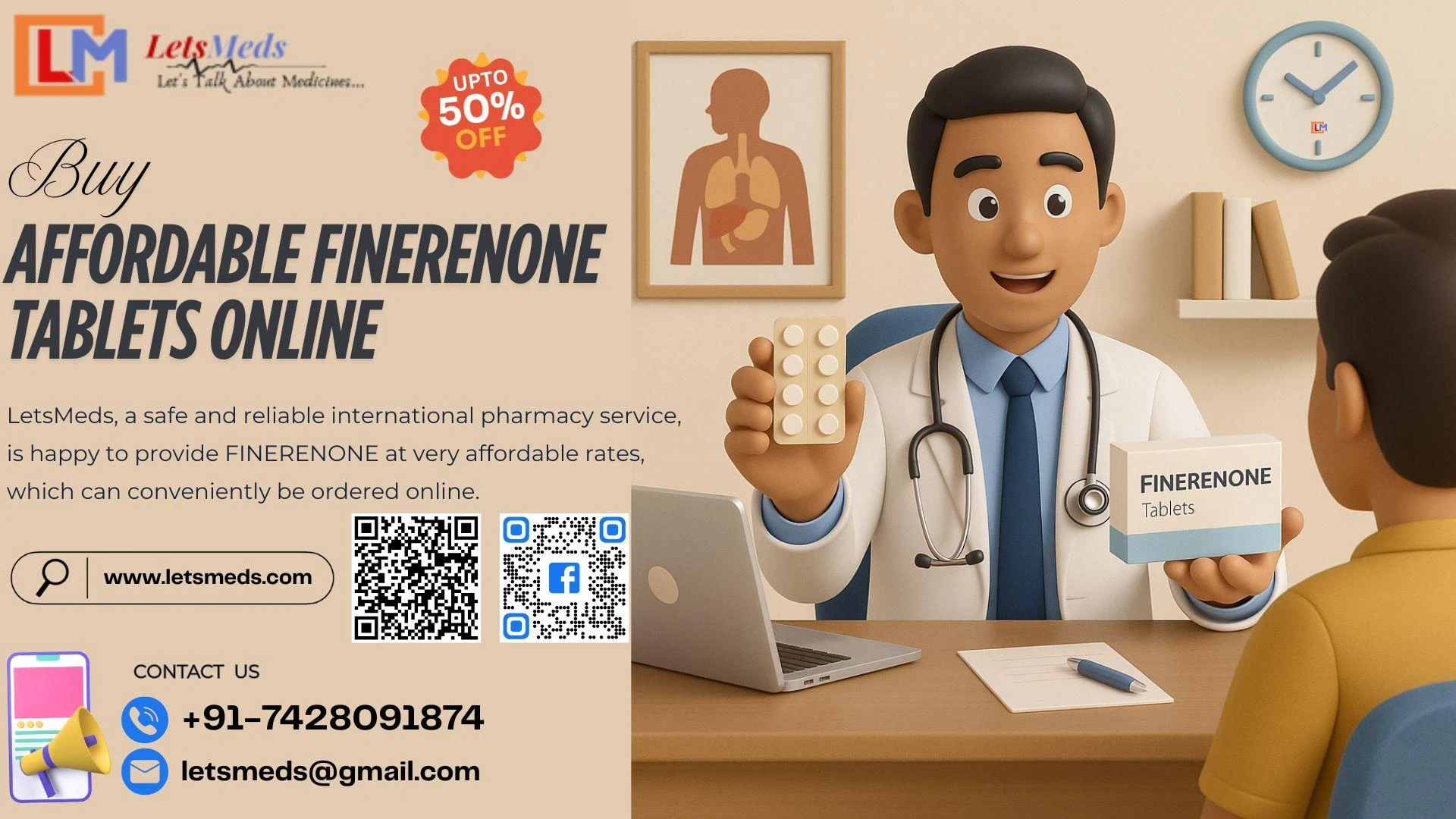 Buy Affordable Finerenone Tablets Online in the Philippines