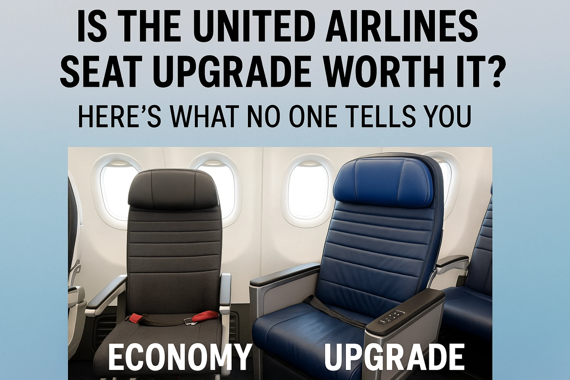 Is the United Airlines Seat Upgrade Worth It? Here’s What No One Tells You