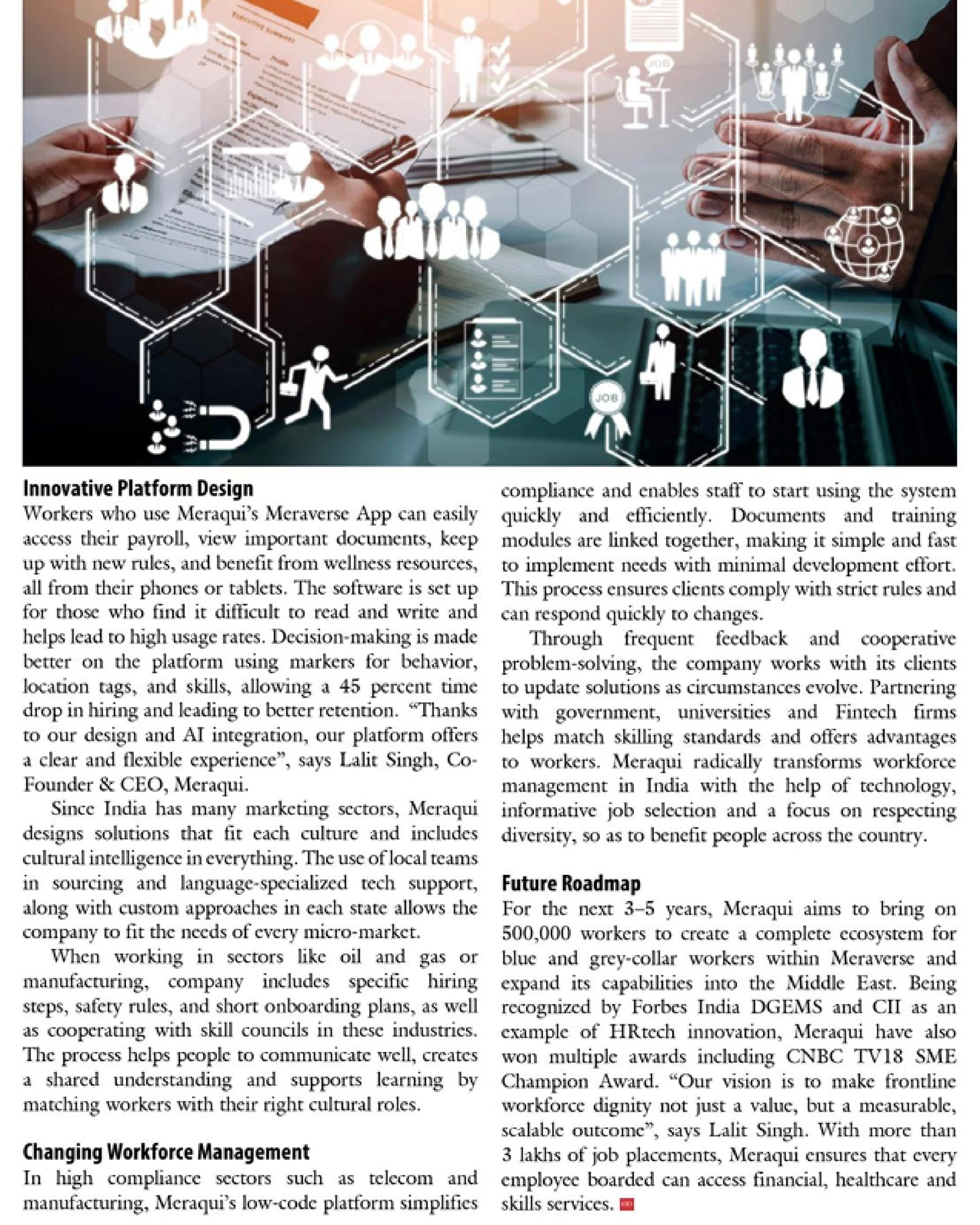 Proud Moment for Meraqui | Featured in CIOTechOutlook Top 10 SaaS-Based HR Tech Startups – 2025