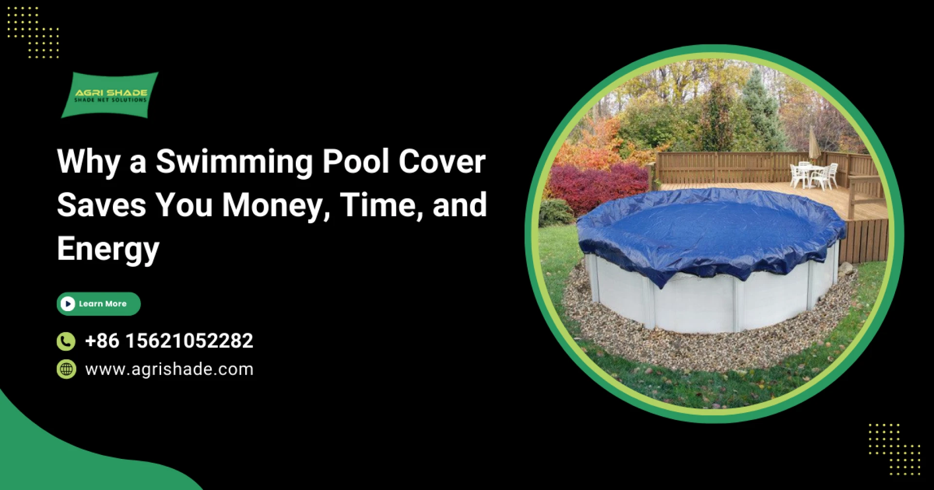 Why a Swimming Pool Cover Saves You Money, Time, and Energy