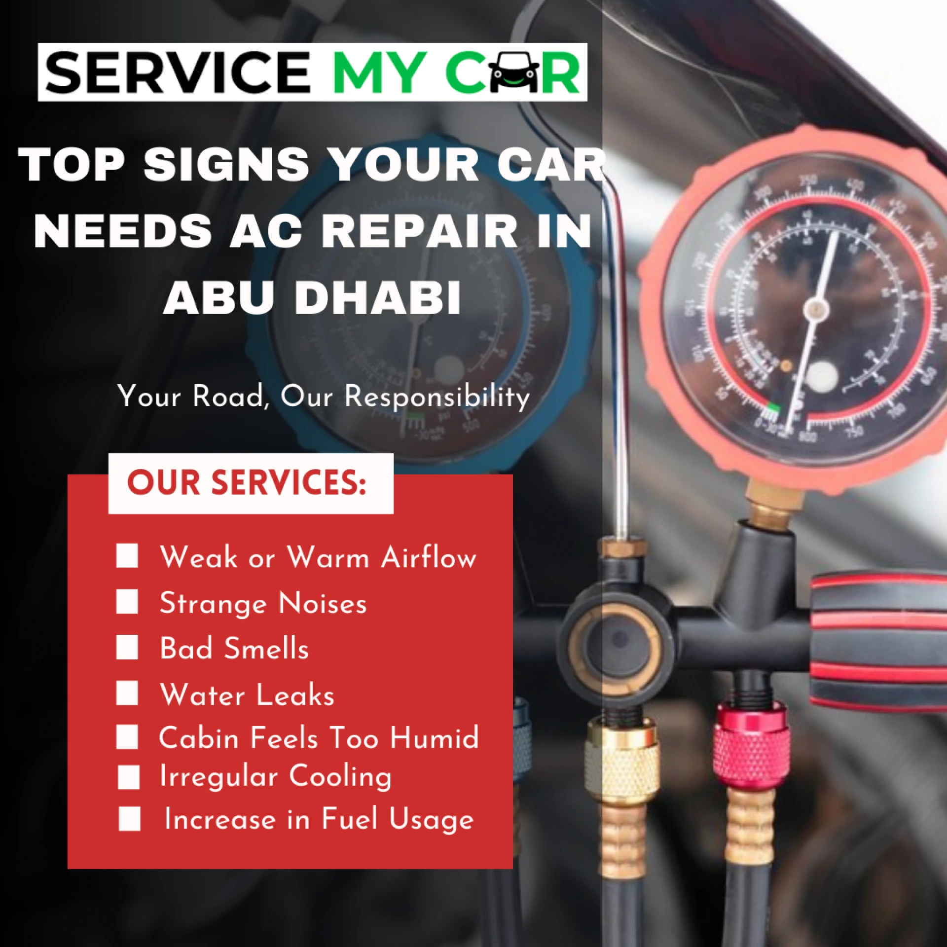 Top Signs Your Car Needs AC Repair in Abu Dhabi
