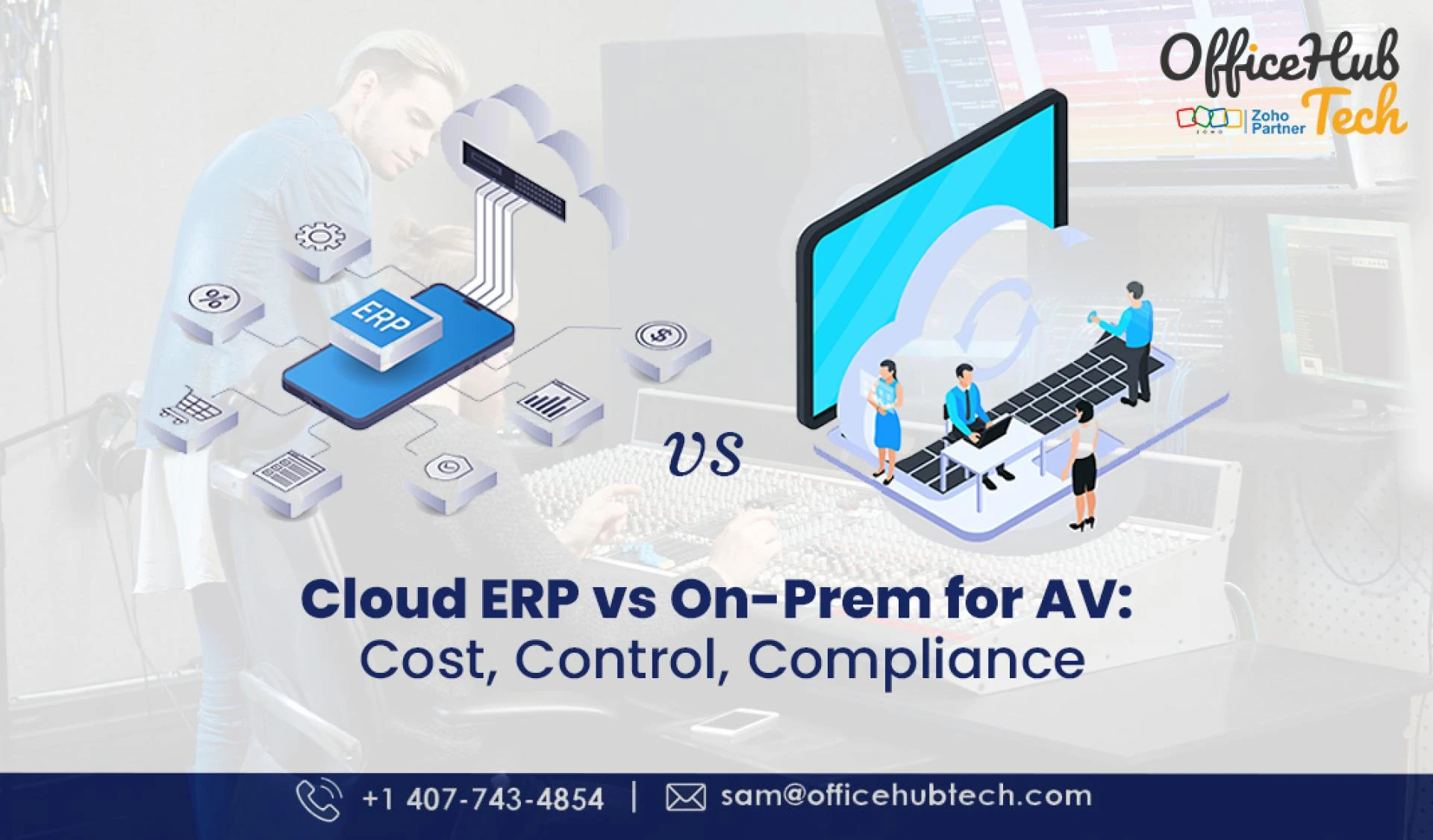 Cloud ERP vs On-Prem for AVSI: Cost, Control, Compliance - Officehubtech