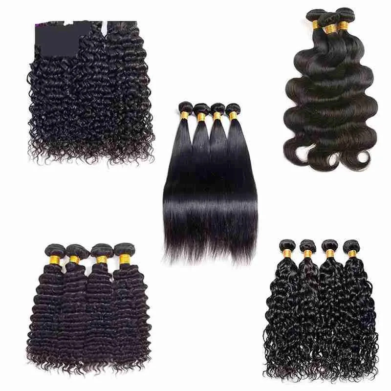 Straight Kinky Curly Human Hair Bundles for a Natural Look