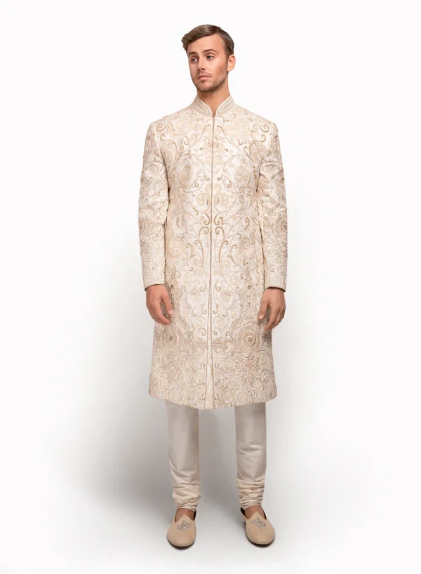 White Sherwani UK 