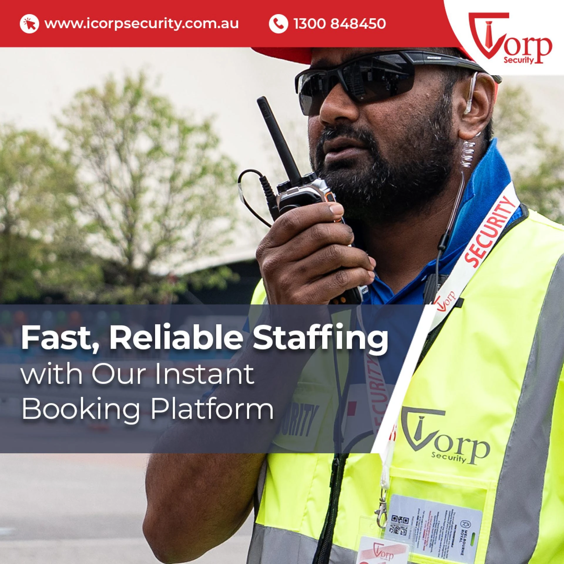 Fast, Reliable Security Staffing with ICORP’s Instant Booking Platform
