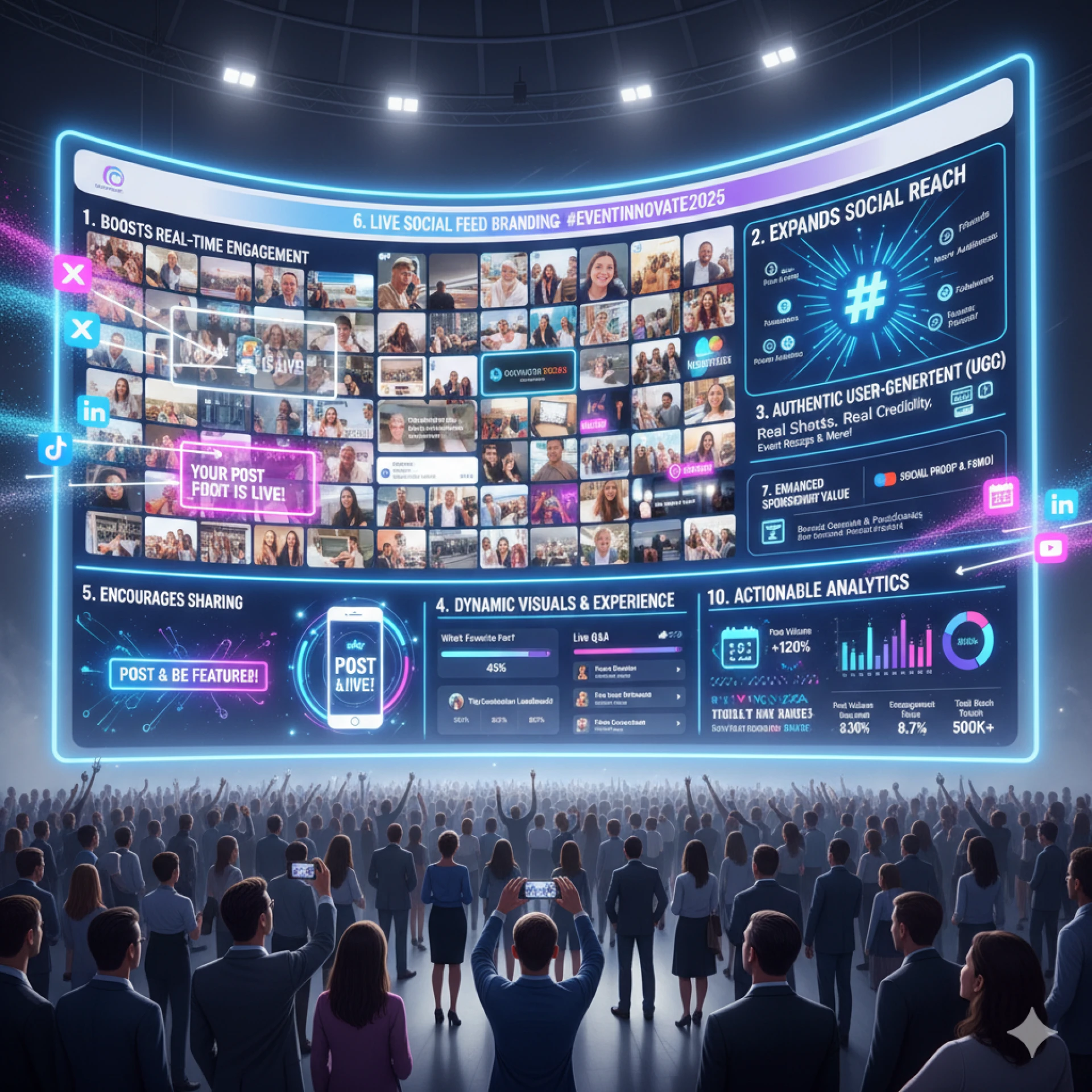 Top Benefits of Using Social Wall Events for Your Engagement