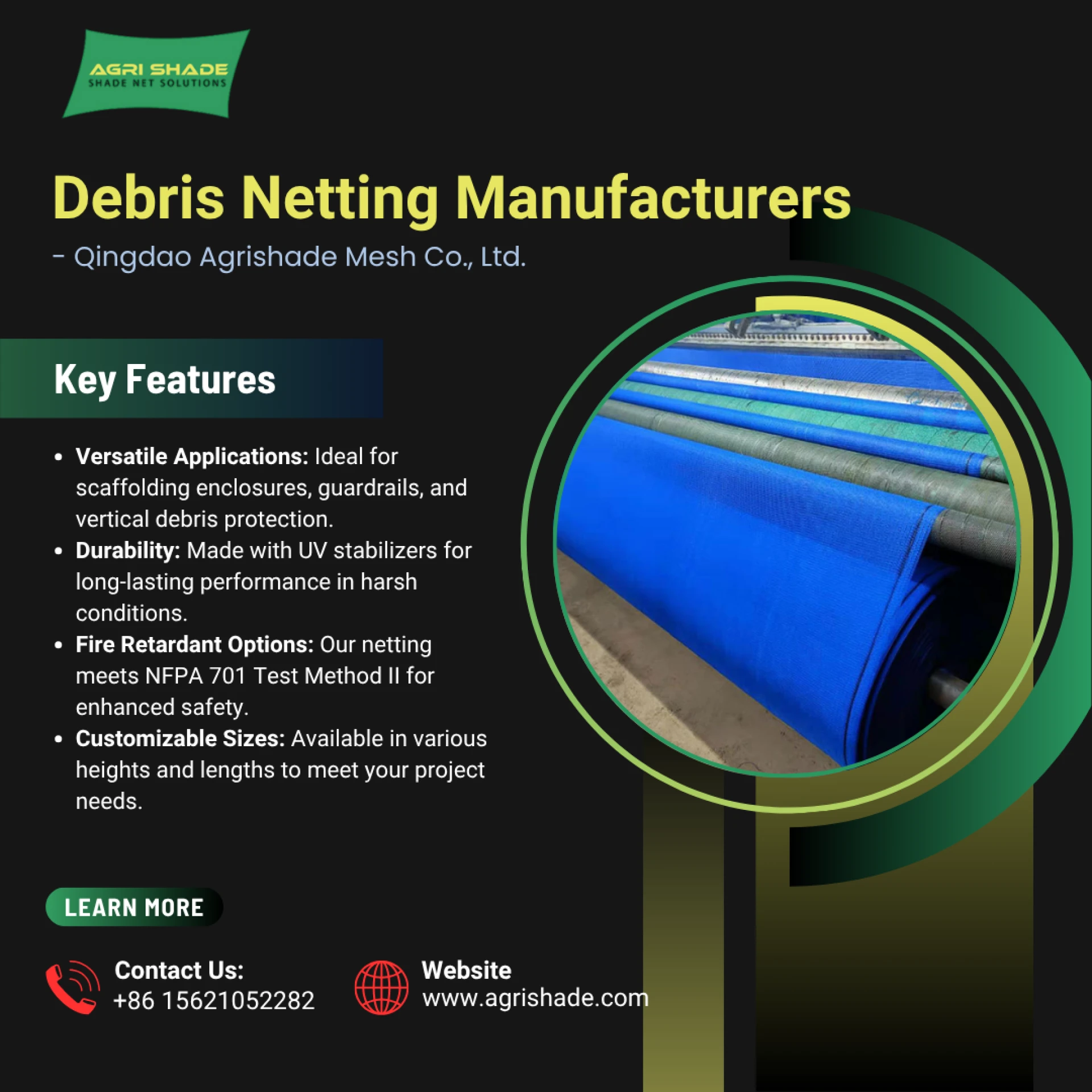 Top Qualities to Look for in a Trusted Debris Netting Manufacturer!