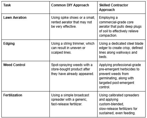 Why a Skilled Landscaping and Lawn Care Contractor Makes All the Difference