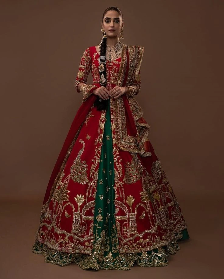 Competition over Designer Clothes Among People During Weddings