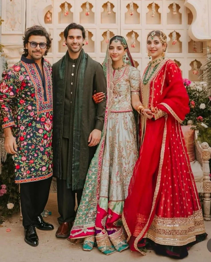 Competition over Designer Clothes Among People During Weddings