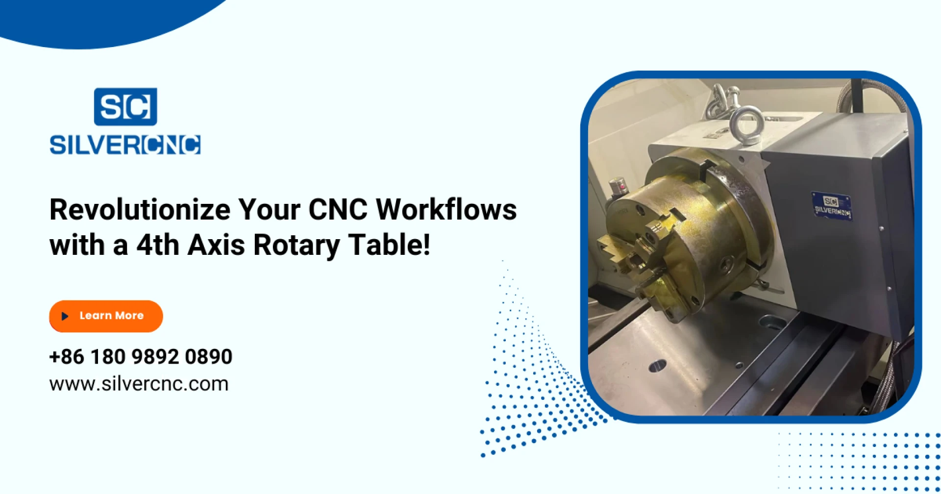 Revolutionize Your CNC Workflows with a 4th Axis Rotary Table!