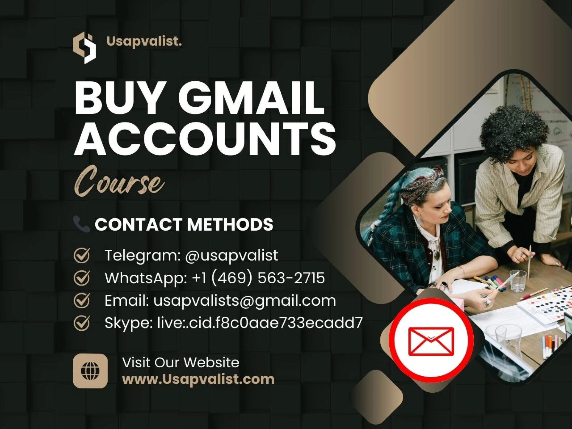 Top 10 USA Viral Websites to Buy Gmail Accounts (PVA & Bulk)