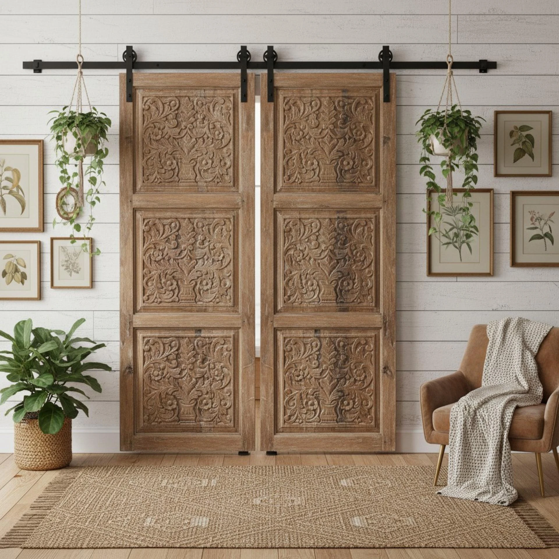 The Art of First Impressions: Carved Solid Wood Entry Doors in Luxury Design
