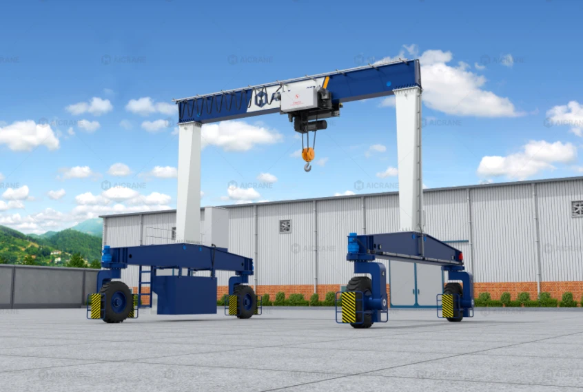 Wheel Arrangement Configurations for Rubber Tyred Gantry Cranes